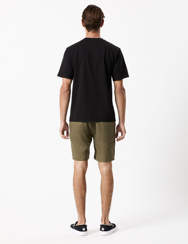 Tanner 3.0 Linen Shorts - Fatigue