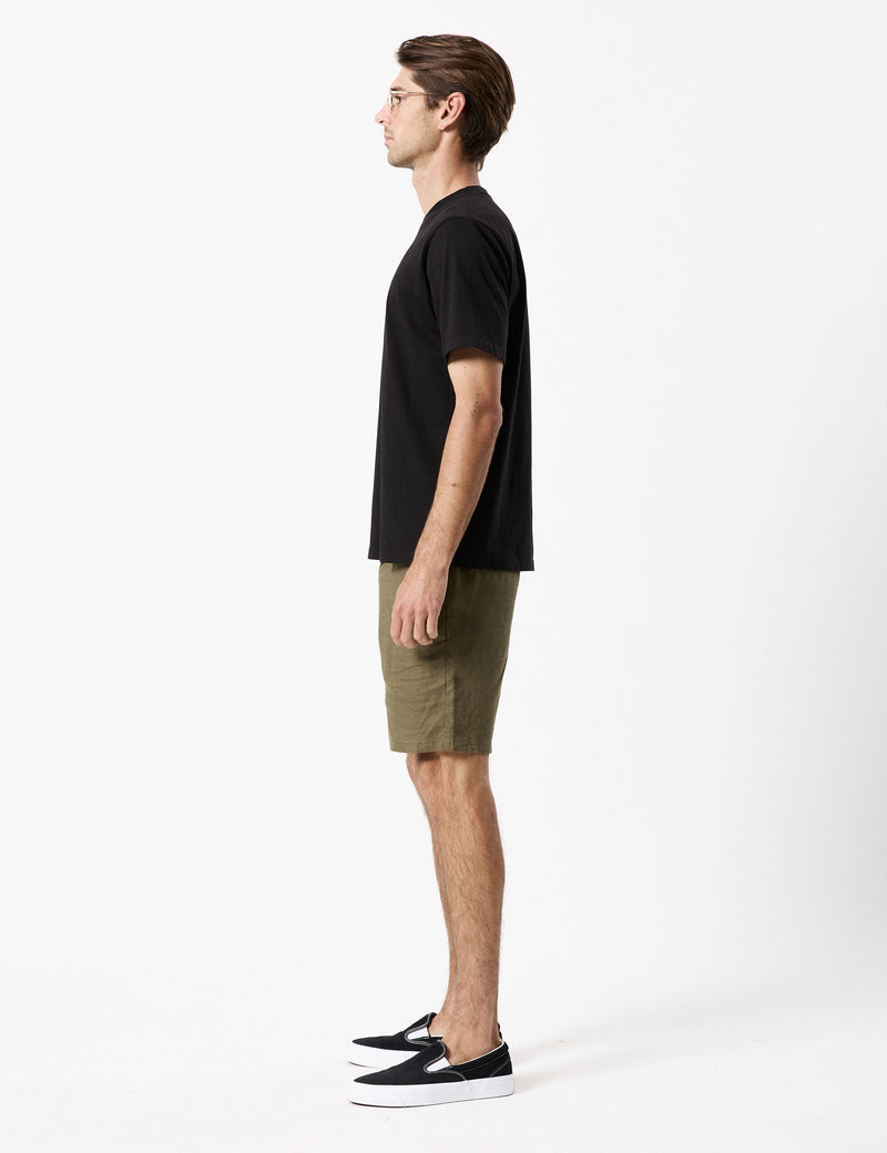 Tanner 3.0 Linen Shorts - Fatigue