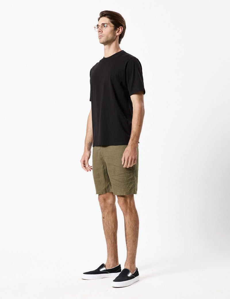 Tanner 3.0 Linen Shorts - Fatigue