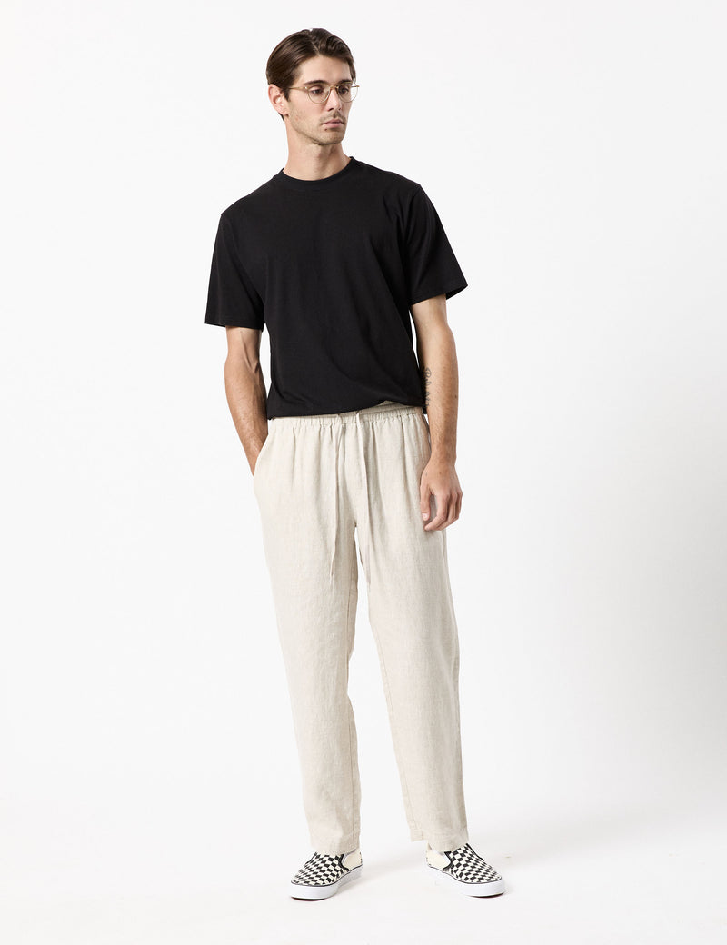 Burbank Linen Pant - Natural