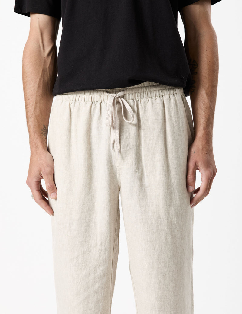 Burbank Linen Pant - Natural