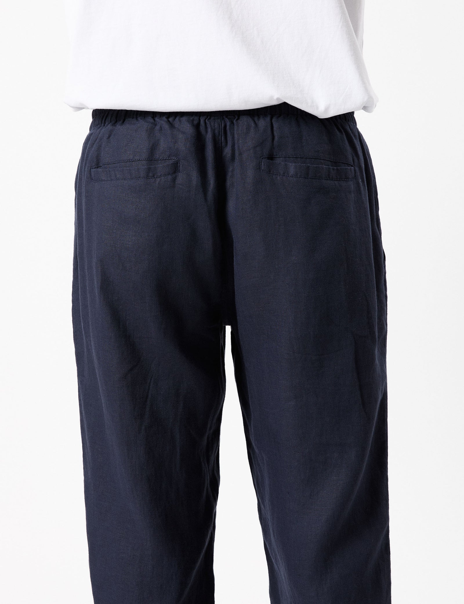 Burbank Linen Pant - Navy – Mr Simple
