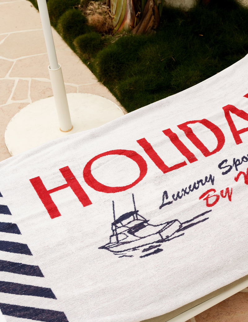 Holiday Large Beach Towel