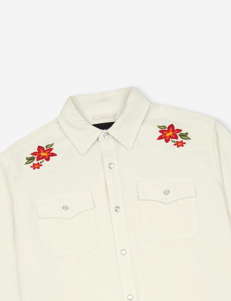 Aster Long Sleeve Shirt - Vintage White