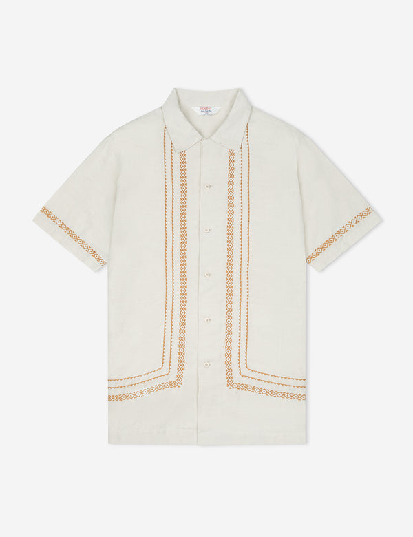 Morocco Short Sleeve Shirt - Natural