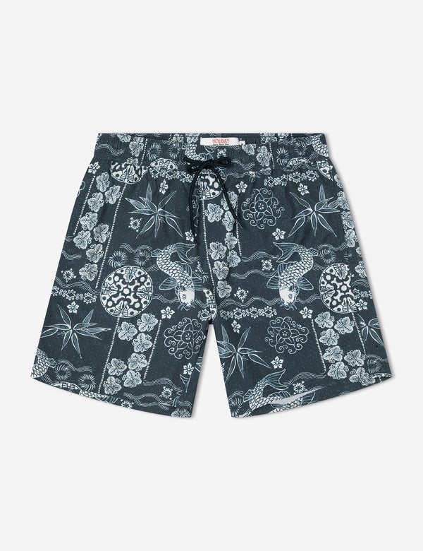 Koi Swim Short - Indigo