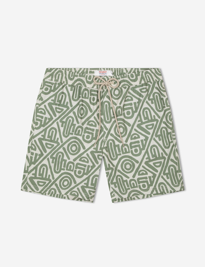 Modern Swim Short - Sage