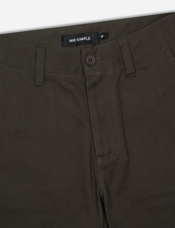 Taylor Chino Short - Dark Green