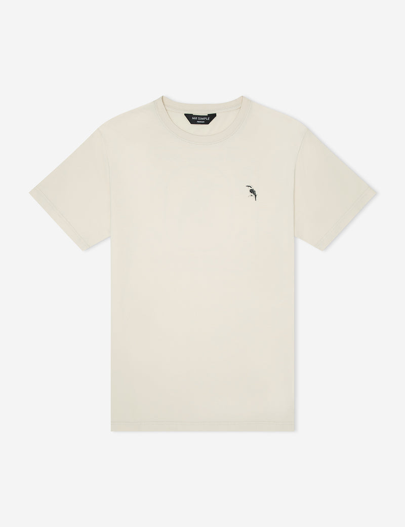 Authentic Logo Tee - Natural