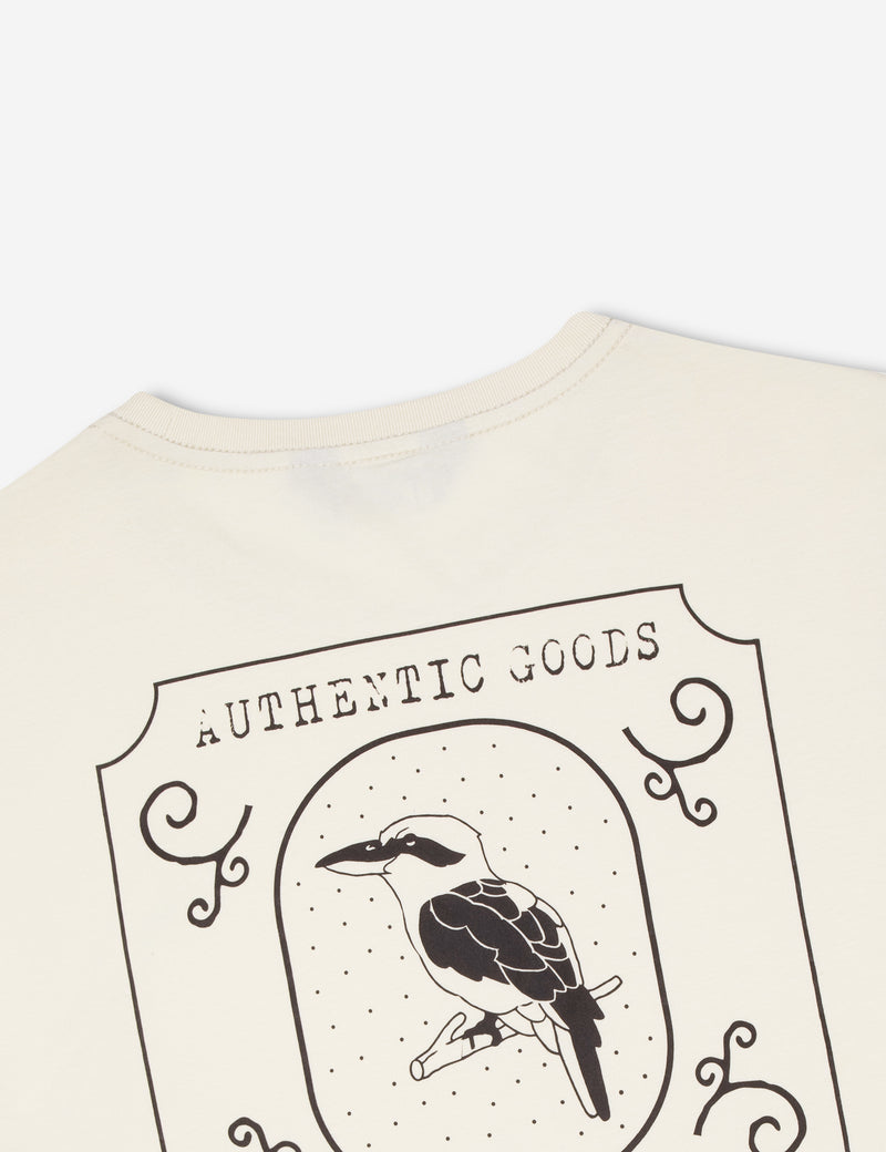 Authentic Logo Tee - Natural