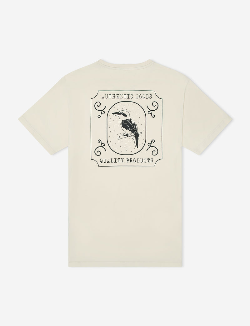 Authentic Logo Tee - Natural