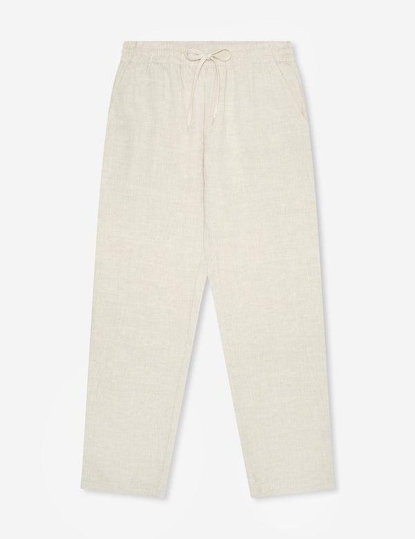 Burbank Linen Pant - Natural