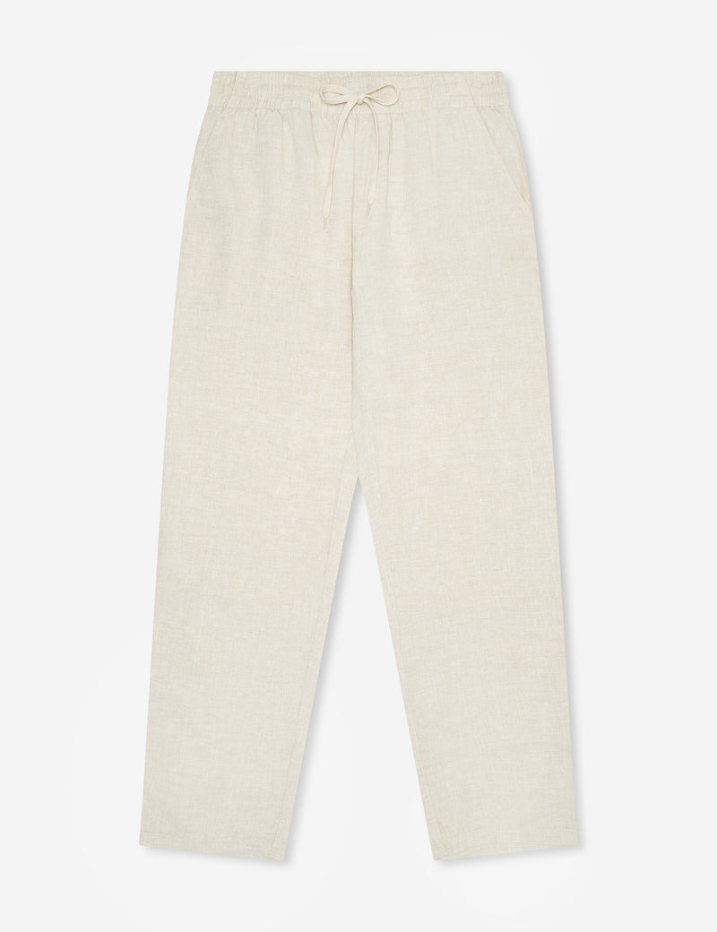 Burbank Linen Pant - Natural