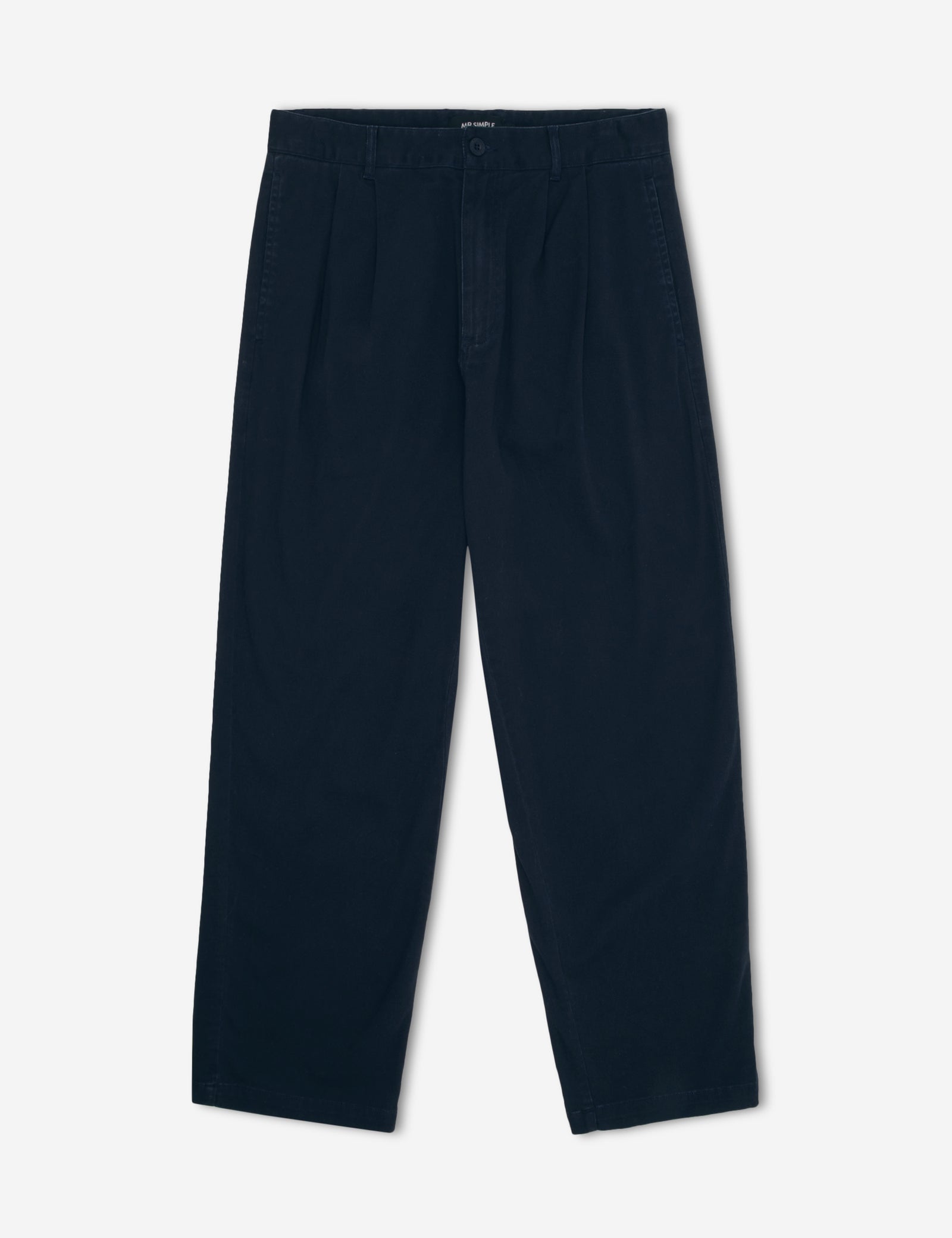 Brooklyn Pleated Pant - Navy – Mr Simple