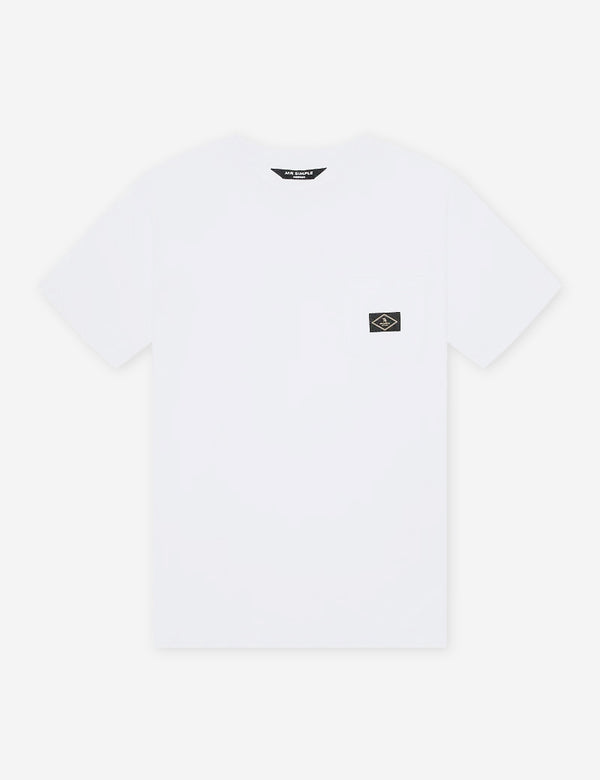 Scout Heavy Weight Pocket Tee - White