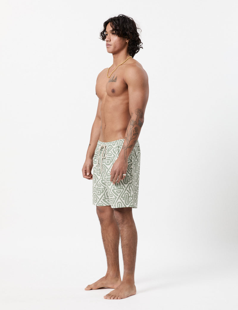 Modern Swim Short - Sage