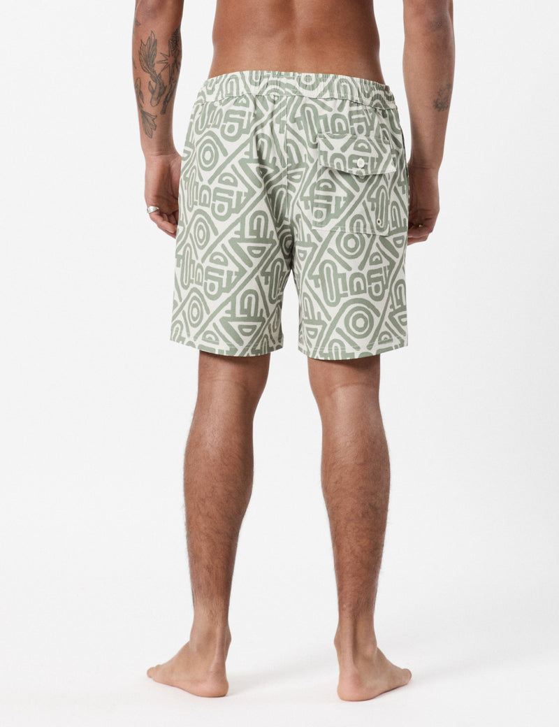 Modern Swim Short - Sage