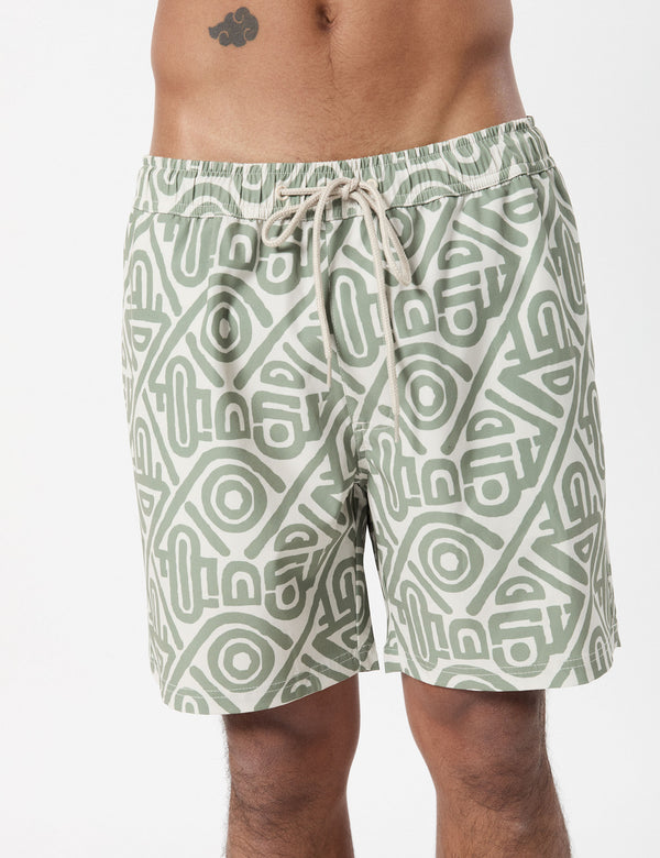 Modern Swim Short - Sage