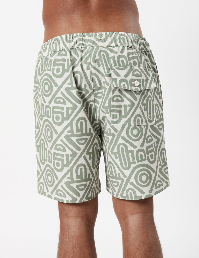 Modern Swim Short - Sage