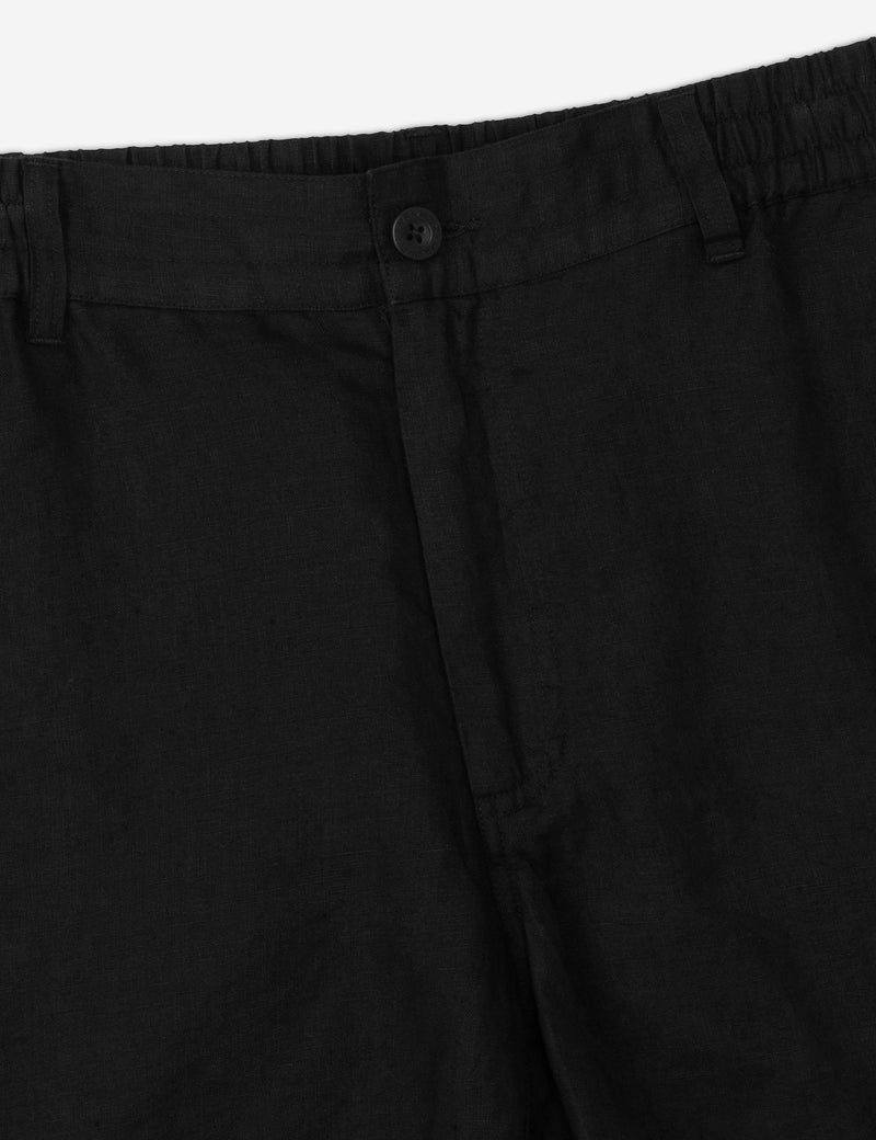 Tanner 3.0 Linen Shorts - Black