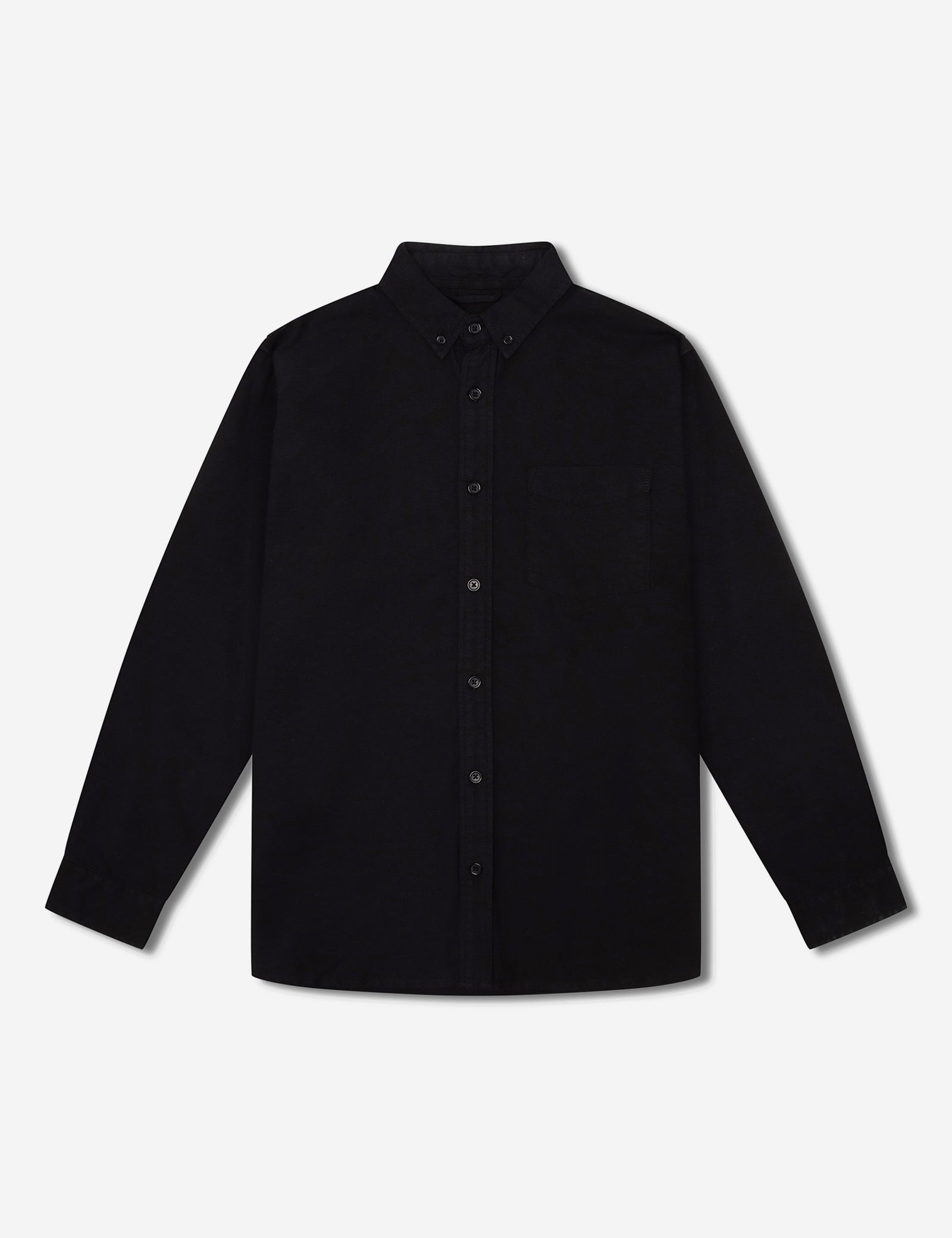 Oxford Long Sleeve Shirt - Black – Mr Simple