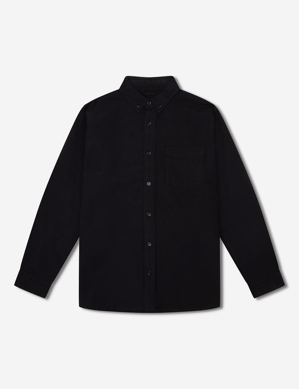 Oxford Long Sleeve Shirt - Black