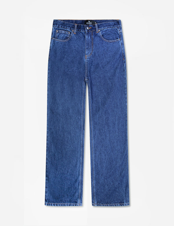 1990s Lee Mr Medium Wash Made In Usa Relaxed Fit Denim Jeans | Boardwalk  Vintage