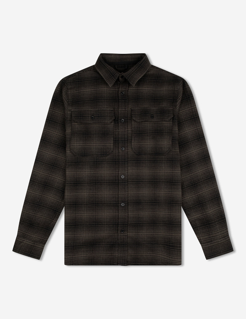 Soho Longsleeve Shirt - Brown Check