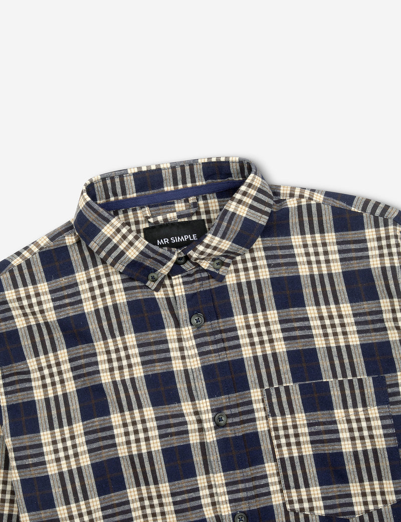 Oxford Check - Navy Plaid