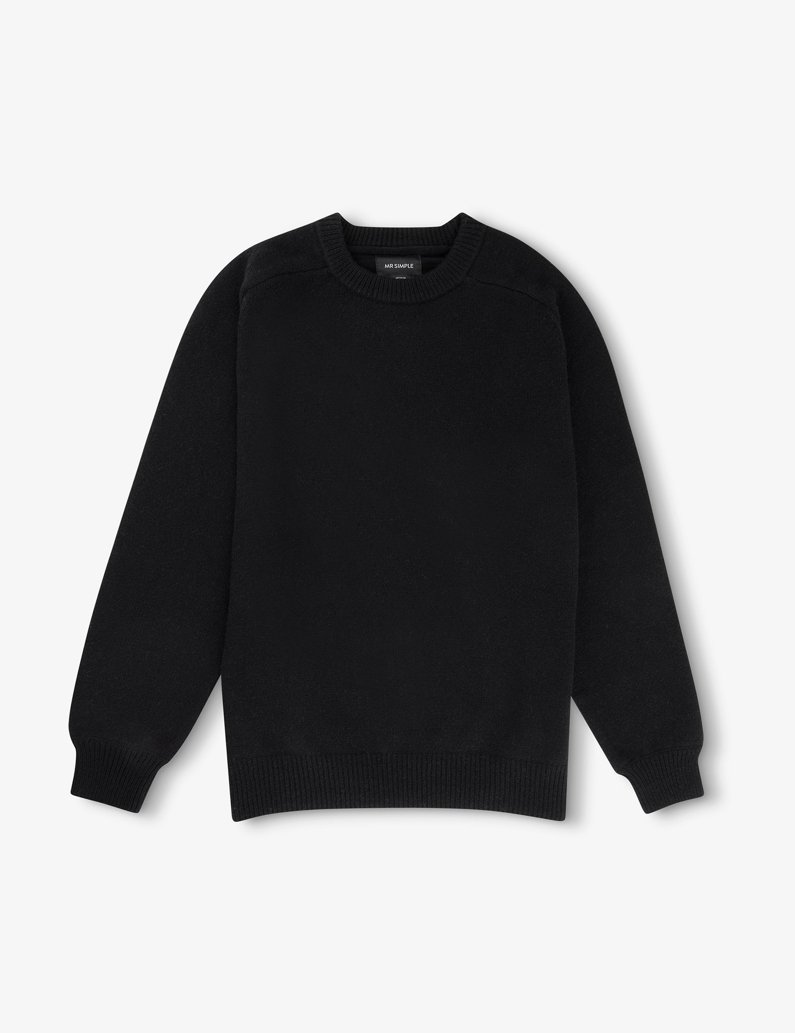 Fred Knit Pullover - Black – Mr Simple