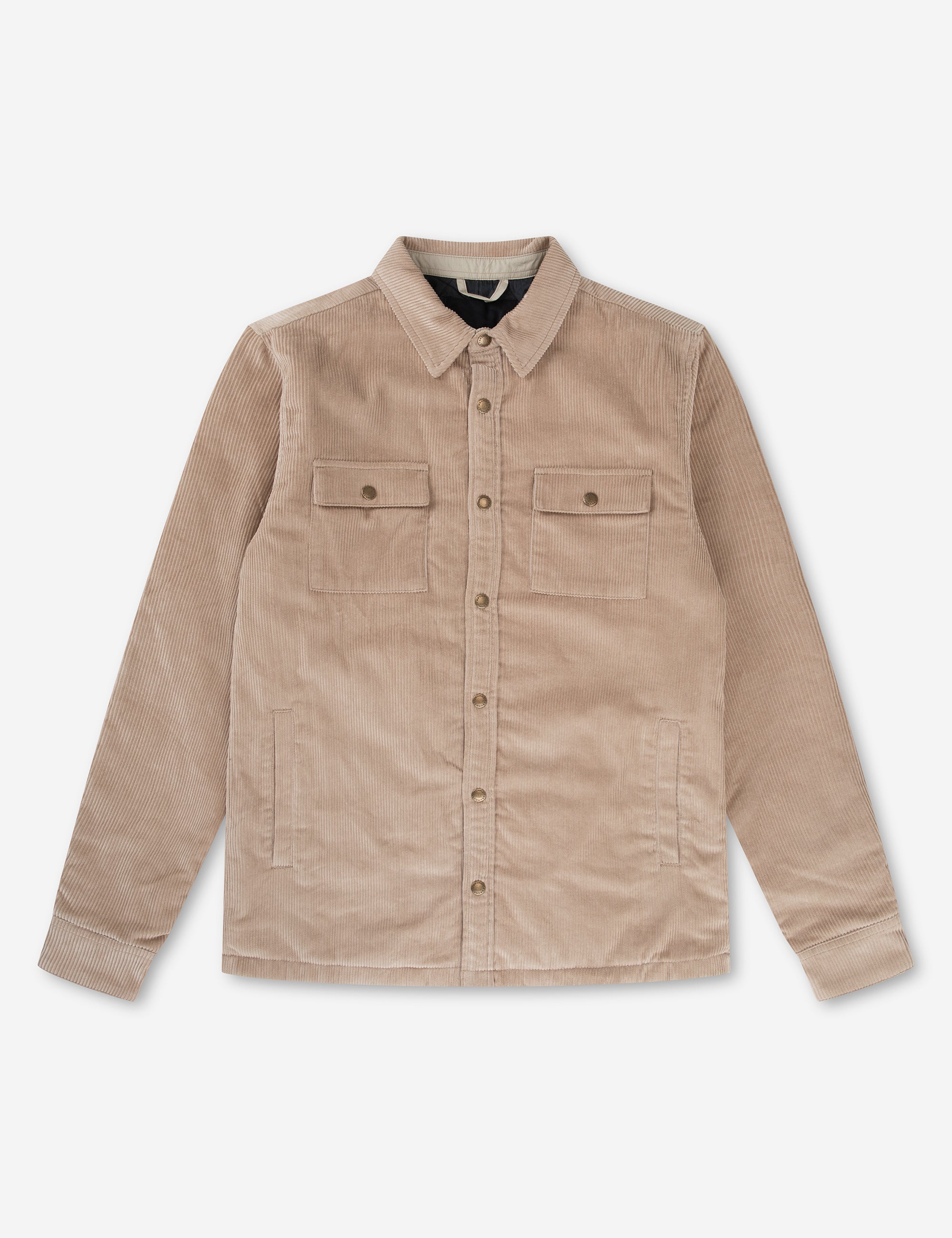 Quilted Cord Jacket - Stone – Mr Simple