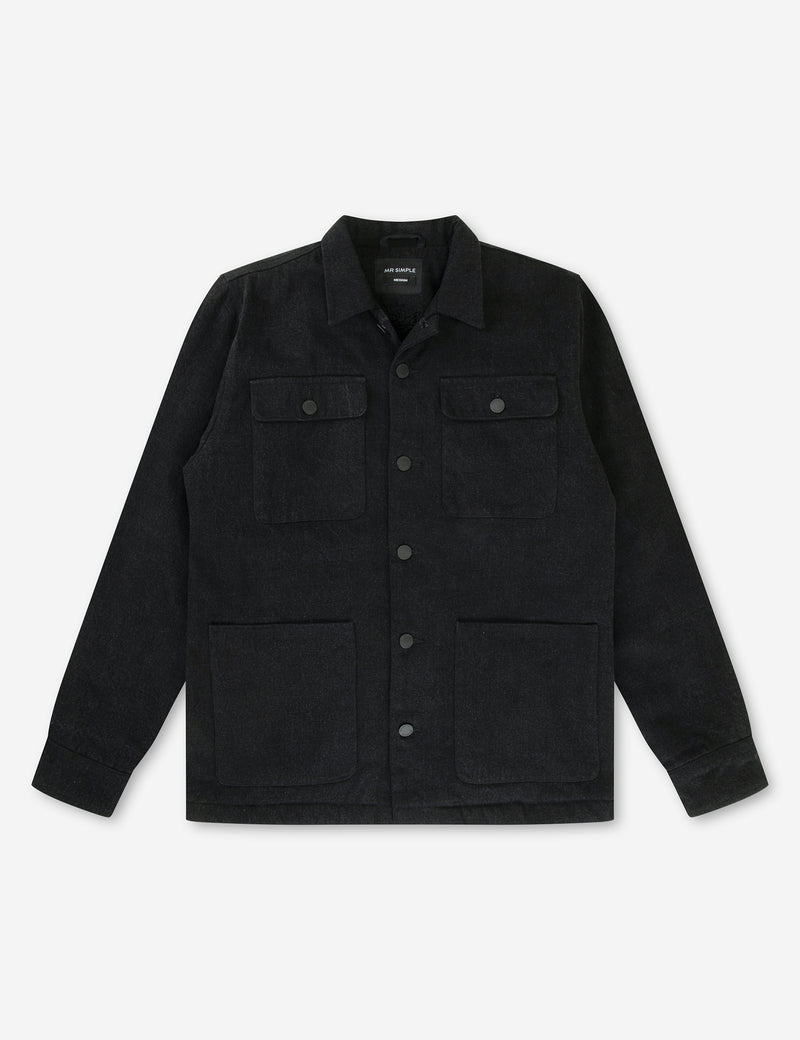 Stockyard Sherpa Jacket - Black