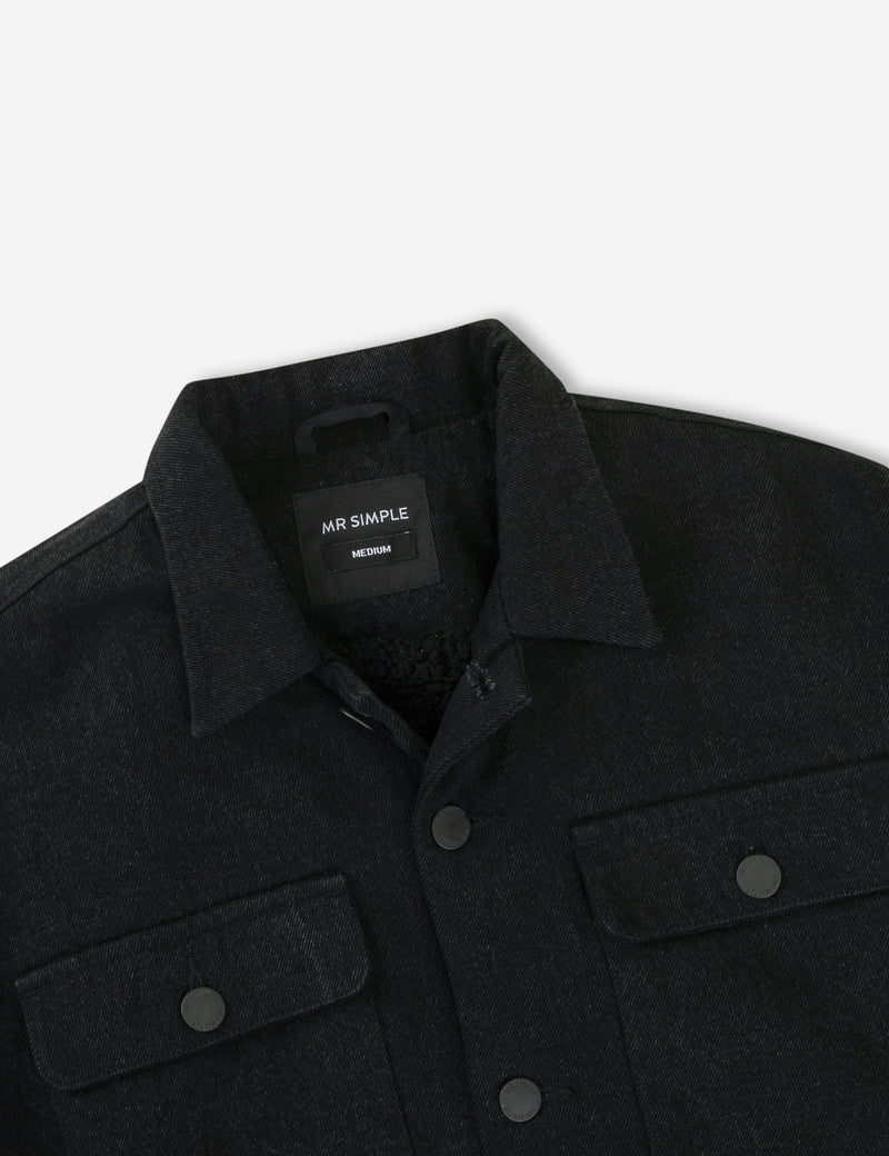 Stockyard Sherpa Jacket - Black