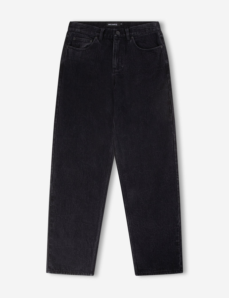 Fresno Loose Fit Denim - Black