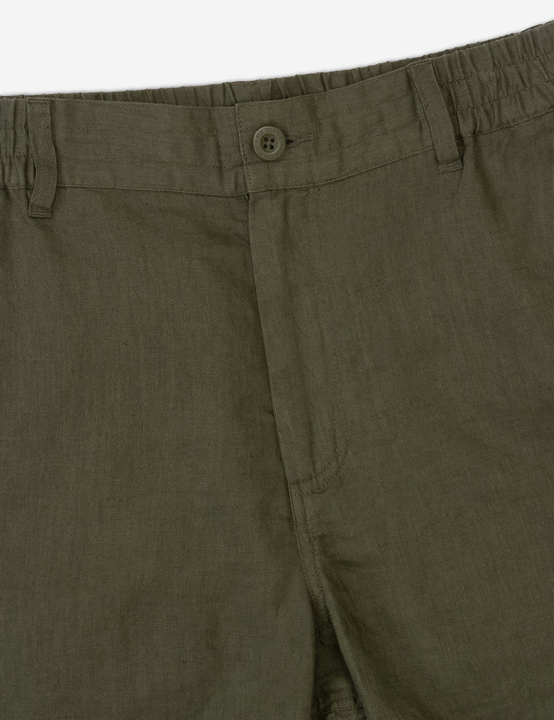 Tanner 3.0 Linen Shorts - Fatigue