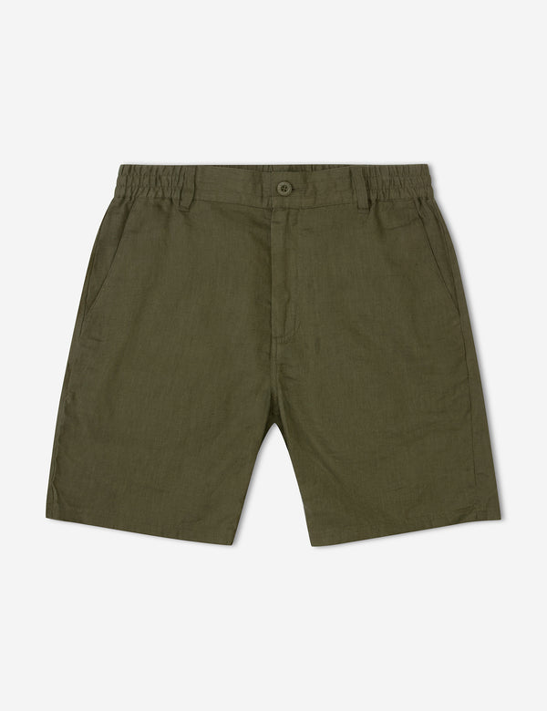 Tanner 3.0 Linen Shorts - Fatigue