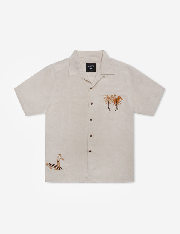 Cuban Short Sleeve Shirt - Coco