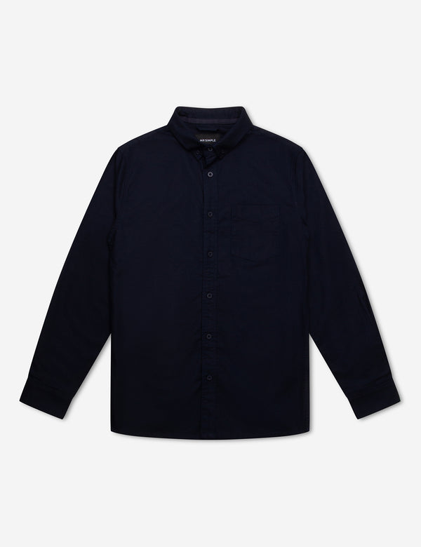 Oxford Long Sleeve Shirt - Navy