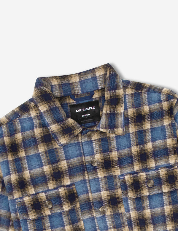 Nomad Heavy Flannel - Blue/Brown
