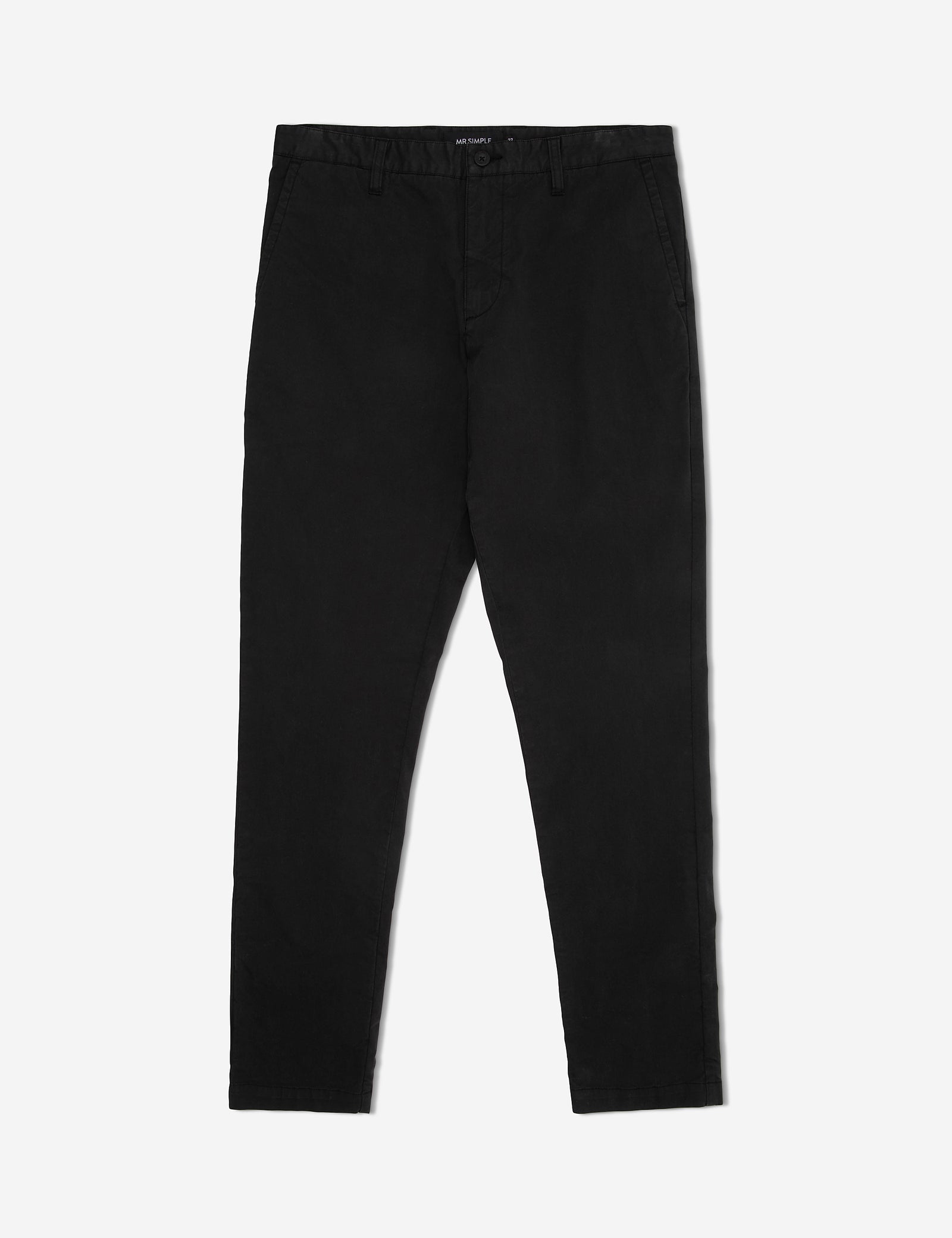 Maxwell Slim Chino - Black – Mr Simple