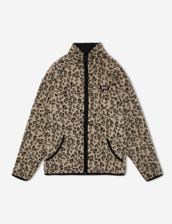 Zip Thru Jacket - Leopard