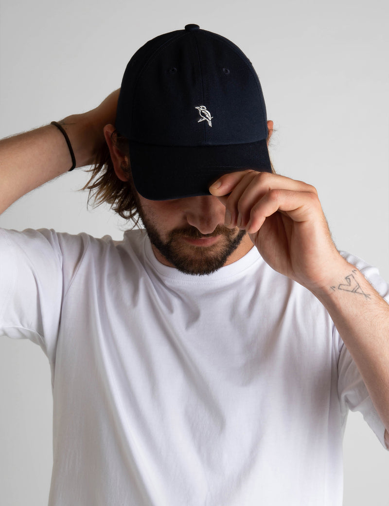 Rog Dad Cap - Navy/Vintage White