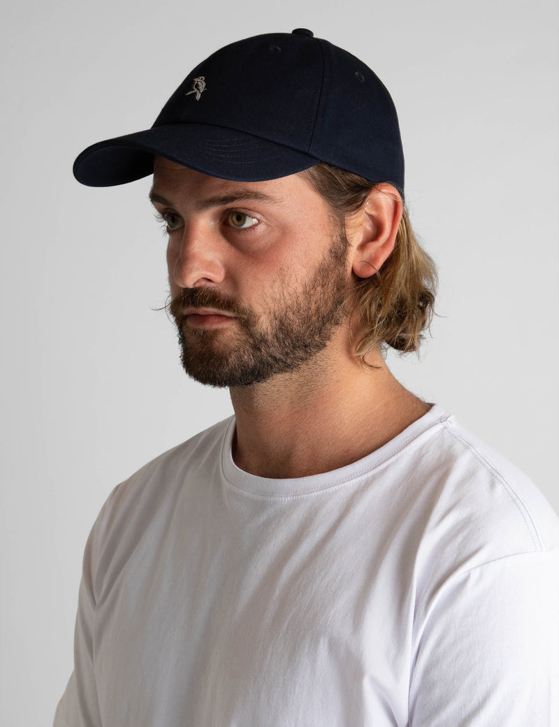 Rog Dad Cap - Navy/Vintage White