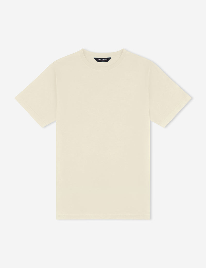Reginald Organic Tee - Easy Yellow