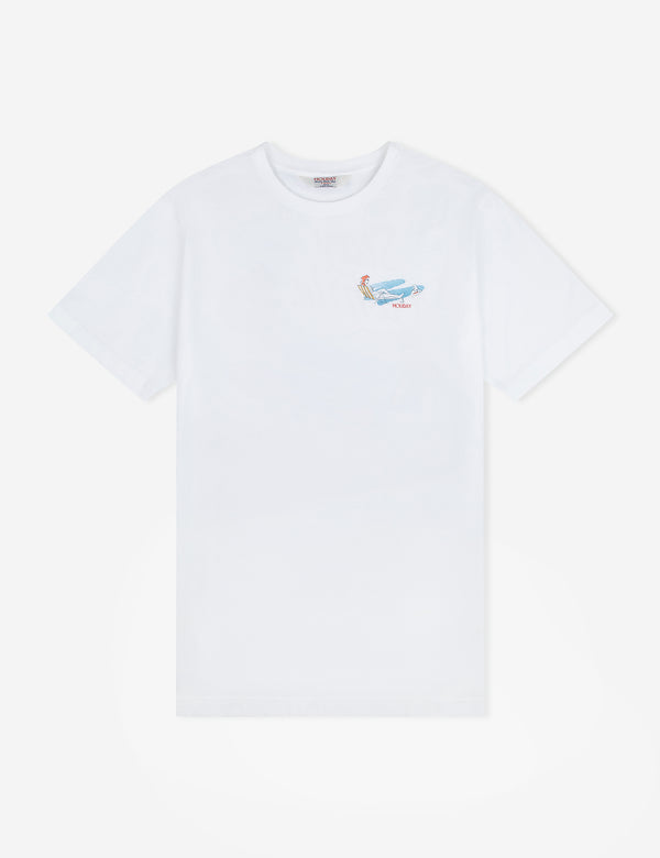 Stay A While Tee - White