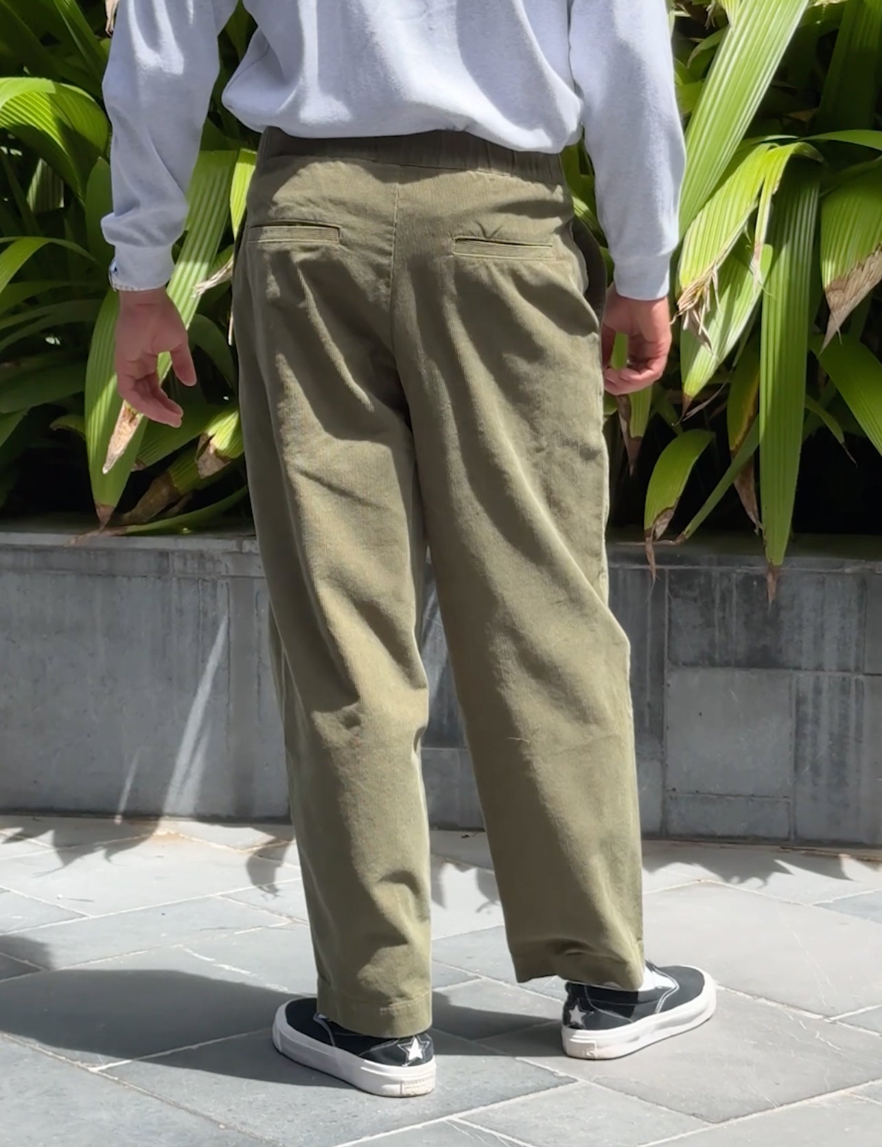 North Pant - Army Green Cord – Mr Simple