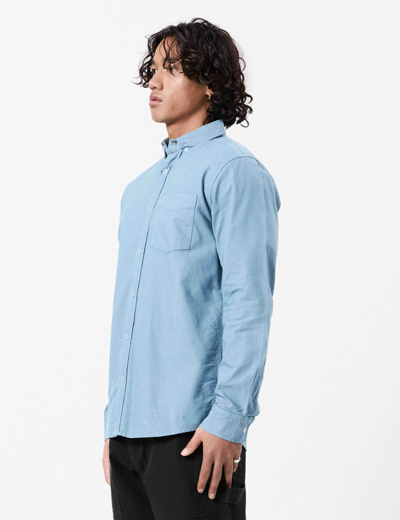 Oxford Long Sleeve Shirt - Sky Blue