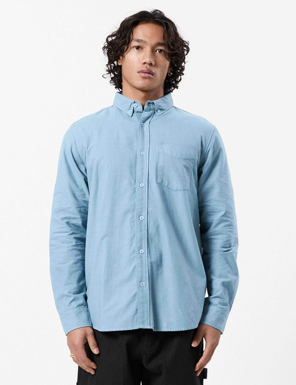 Oxford Long Sleeve Shirt - Sky Blue