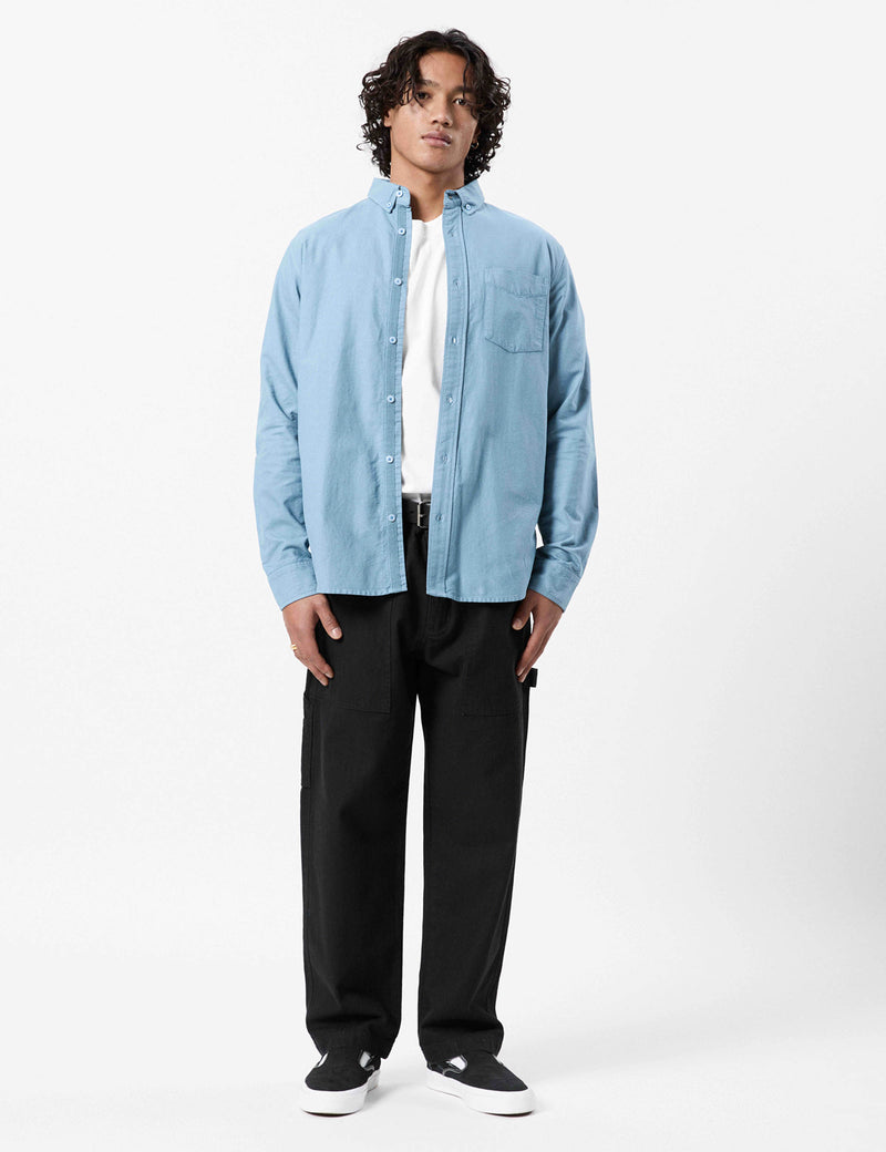 Oxford Long Sleeve Shirt - Sky Blue