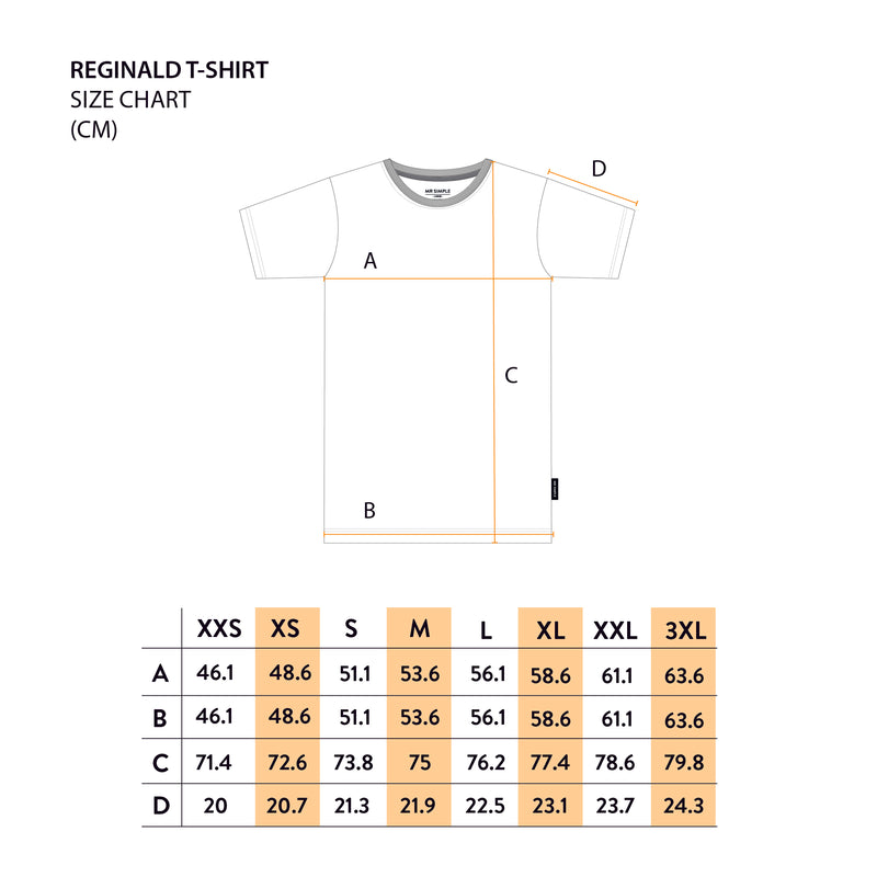 Reginald Organic Tee - Blue Smoke